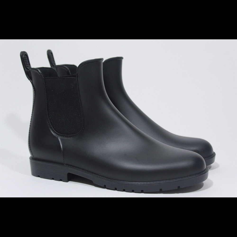 Matte Ankle Rain Boots